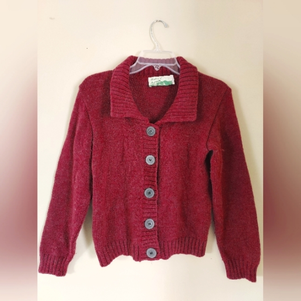 100% Pure New Merino Wool Cardigan Made in Ireland
